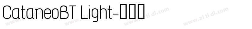 CataneoBT Light字体转换